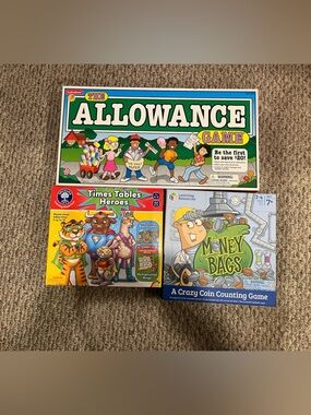 Set of 3 learning games.
